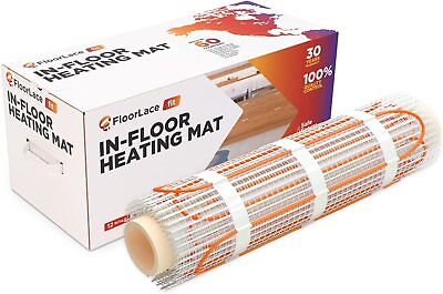 #ad FloorLace FIT Electric Heated Floor Radiant Heating Mat 120V 110 SQFT *3501C3 $374.99