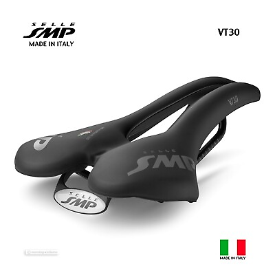#ad NEW Selle SMP VT30 Saddle : VELVET TOUCH BLACK MADE IN iTALY $159.00