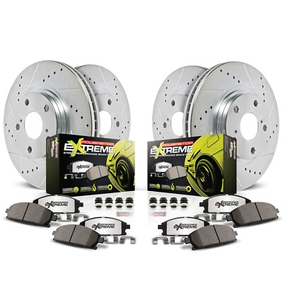 #ad K8170 26 Powerstop 4 Wheel Set Brake Disc and Pad Kits Front amp; Rear for Charger $940.73
