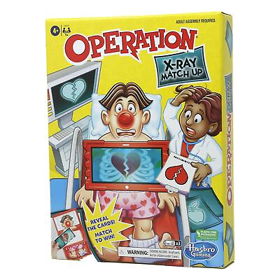 #ad Operation X Ray Match Up Game by Hasbro BRAND NEW $17.39