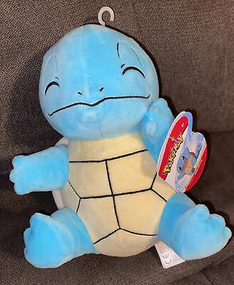 #ad Pokémon SQUIRTLE 8IN Plush By Wicked Cool Toys🐢**ADORABLE amp; SOFT**NWT 🐢 $24.99