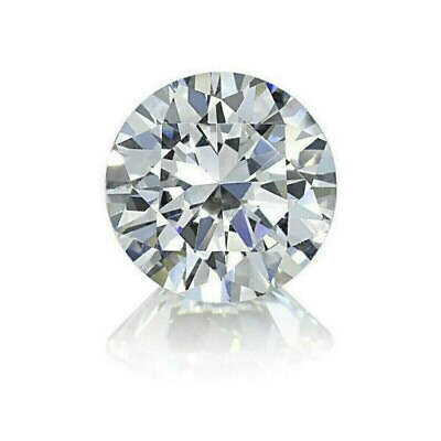 #ad 2 CT Natural White Diamond Round Cut VVS1 D Color GDGL Certified 1Free Gift F4 $46.91
