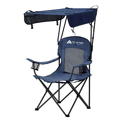 #ad Sand Island Shaded Canopy Camping Chair with Cup Holders $30.91