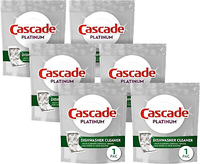 #ad Cascade Platinum Dishwasher Cleaner 6 count $10.33