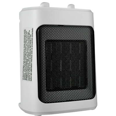 #ad Small Portable 1500W Ceramic Fan Forced Electric Space Heater WSH10C2AWW White $21.55