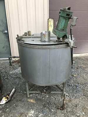 115 Gallon Stainless Steel Insulated Mixing Tank w Lightnin NS 1 Agitator 3PH $1500.00