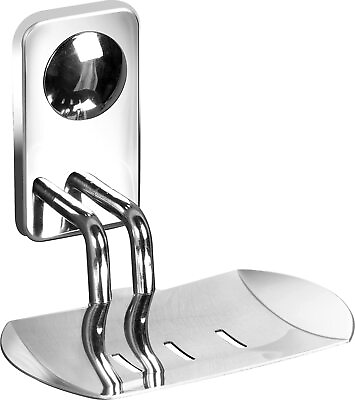 #ad Metro Platinum Stainless Steel Soap Dish Soap Stand Bathroom Soap Holder $76.50