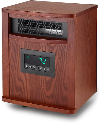 #ad Lifesmart Lifepro 1500W Portable Electric Infrared Quartz Indoor Space Heater wi $158.99