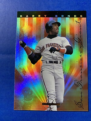#ad PRISM FOIL 1995 Leaf Limited Barry Bonds #11 Foil Baseball Card BEAUTY $7.50