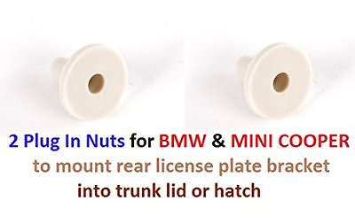 #ad Plug In Nuts for BMW to mount rear license plate bracket into trunk lid or hatch $4.95