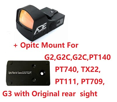 #ad ADE RD3 009 Red Dot Optic Mount Plate For Taurus PT111 G2G2CG3PT140 tx22 $91.99