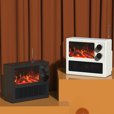 1000W Portable Electric Fireplace Heater Air Heating Winter Warmer Fan Stove $49.83