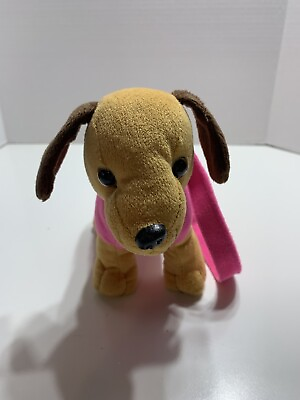 #ad purse dog Plush Purse Pink Fun hug fun Soft strap NEW NWT $11.70