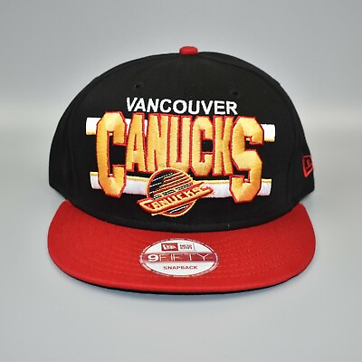 #ad Vancouver Canucks New Era 9FIFTY NHL Vintage Hockey Collection Snapback Cap Hat $24.95