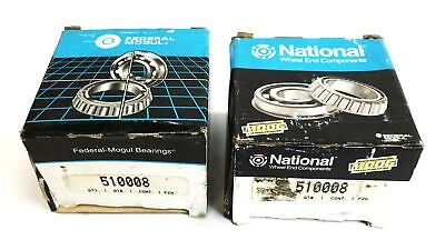 #ad Federal 2 3 4 inch x 2 inch Front Wheel Bearing Mogul 510008 Lot of 2 NOS $30.64