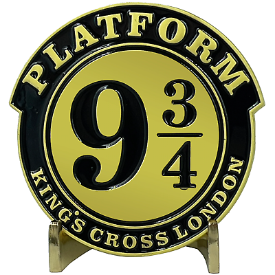EL8 013 Platform 9 3 4 King#x27;s Cross London Train token Department of Magical Law $19.99