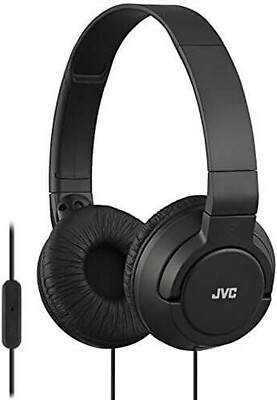 #ad JVC HA SR185 B Bass Headband w Smartphone Mic Black $16.14