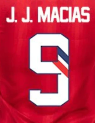 #ad J. J. Macias # 9 Chivas DG 23 24 Home Nameset $35.69