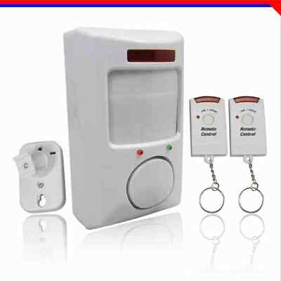 #ad 106dB Wireless IR Infrared Remote Security System Motion Detector Alarm US $11.11