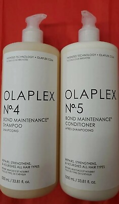 #ad Olaplex No. 4 and No.5 Shampoo and Conditioner Duo 33oz. EACH. NEW SIZE. $120.00
