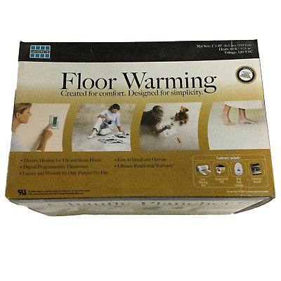 #ad Laticrete Floor Warming Electric Radiant Floor Heat Mat Kit 40 sqft Tile Stone $119.99