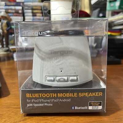 #ad Targus Bluetooth Mobile Speaker iPod iPhone iPad Android Speaker Phone Silver $10.38