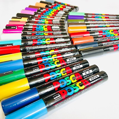 Mitsubishi uni Posca Paint Pens Marker Medium PC 5M Pick Colors US Seller $2.99
