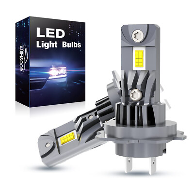 #ad 2X H7 Super Bright LED Headlight Bulbs Conversion Kit High Low Beam 6500K White $44.99