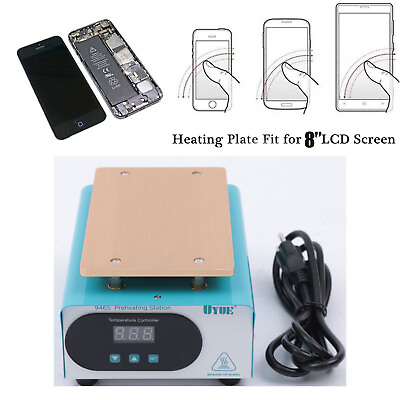 #ad 8quot; LCD Screen Separator Machine Phone Heating Plate Glass Removal Repair Device $39.90