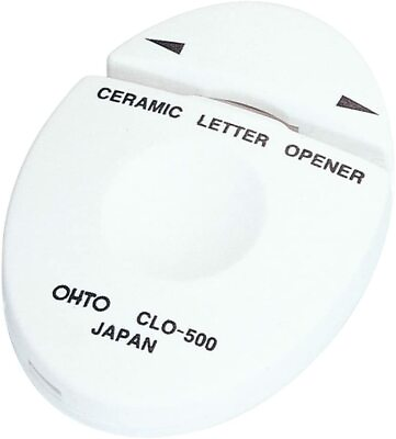 #ad Auto letter opener ceramic letter opener white CLO 500 white $16.89