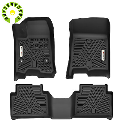 #ad 3D Floor Mats Liners for 2023 2024 Chevy Colorado GMC Canyon Crew Cab Anti Slip $65.78