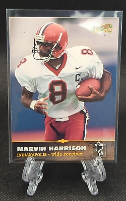 1996 The Score Board All Sports Plus #142 Marvin Harrison Rookie RC $2.49