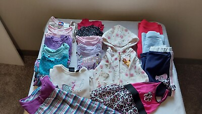 #ad Lot of 16 Girls Clothing Sz 4 Name Brands W@W $19.00