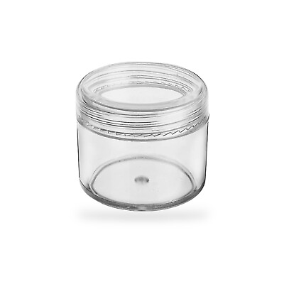 #ad 7g 7ml Thick All Clear Acrylic Plastic Sample Jars Container $119.95