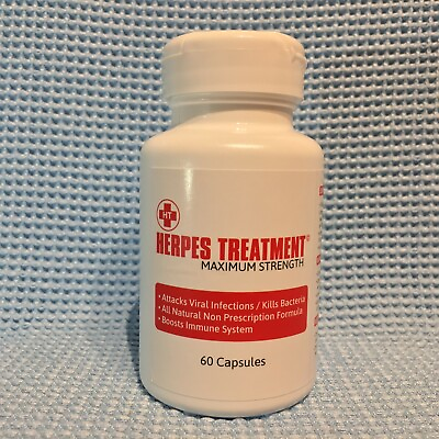 #ad #ad HERPES TREATMENT MAXIMUM STRENGTH 100% NATURAL 60 CAPSULES Dr. Sebi $19.99