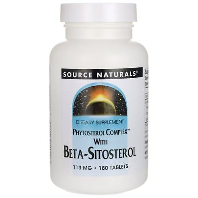 #ad Source Naturals Phytosterol Complex with Beta Sitosterol 180 Tabs $15.46