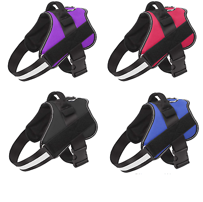 #ad No Pull Dog Pet Harness Adjustable Control Vest Dogs Reflective XS S M Large XXL $8.95
