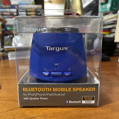 #ad Targus Bluetooth Mobile Speaker iPod iPhone iPad Android Speaker Phone Blue $10.38