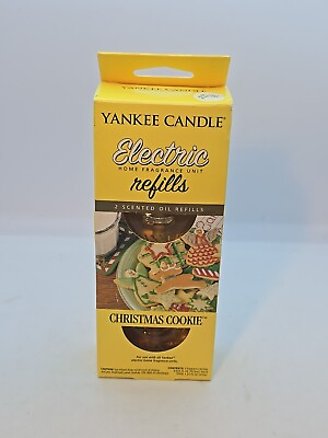 #ad Yankee Candle Electric Home Fragrance Refills Christmas Cookie 2 Refills In Pk $12.00