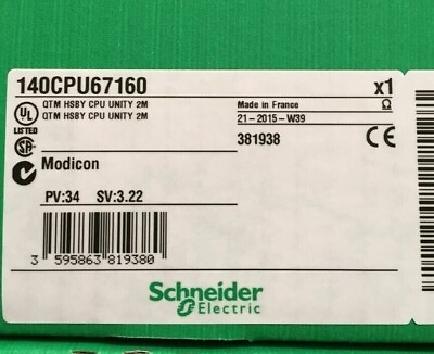 #ad NEW IN BOX Schneider 140CPU67160 Free Shipping Schneider Electric 140CPU67160 $1940.00