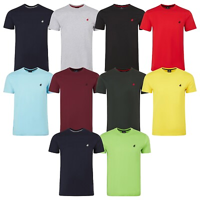 #ad Mens Pacific Polo Club TShirt 100% Cotton Premium Heavy Short Sleeve Solid Color $10.79