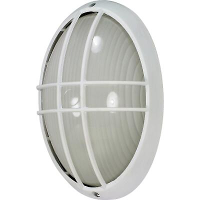 #ad Nuvo Lighting 60 528 Brentwood Outdoor Wall Light Semi Gloss White $51.99