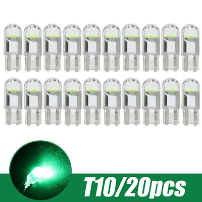 #ad 20 PCS T10 194 168 W5W LED Light Bulbs 6000K LED License Plate Interior Green US $4.95
