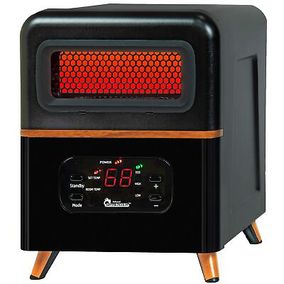 #ad Dr Infrared Heater DR 978 Infrared Space Heater Hybrid Black $94.60