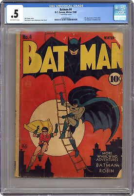 #ad Batman #4 CGC 0.5 1941 4393858002 $1820.00
