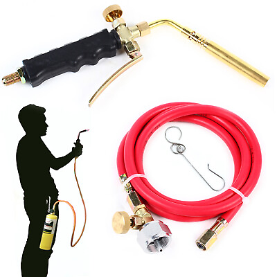 #ad Mapp Propane Welding Brass Torch w 1.6m Hose for Plumbing Air Conditioning $30.45