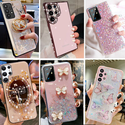 #ad For Samsung Galaxy S24 Ultra S23 S22 S21 S20 Bling Glitter Shockproof Case Cover $9.99
