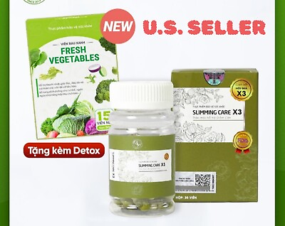 #ad Slimming Care Herbal Tablet X3 type 2 15pills OFFER 1 Detox FRESH Vagetable $35.00