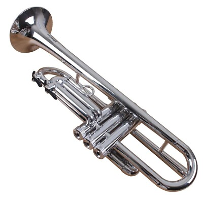 #ad Tromba Plastic Bb Trumpet Silver $56.90