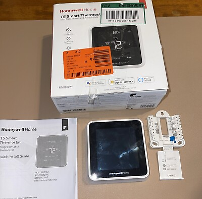 #ad Honeywell T5 Smart Thermostat 2nd gen RTH8800WF2022 Open BOX NO SCREWS $39.89